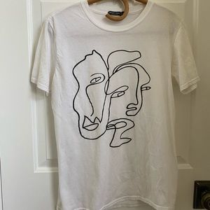 Basic Tee, Nasty Gal, Minimalist Design, M